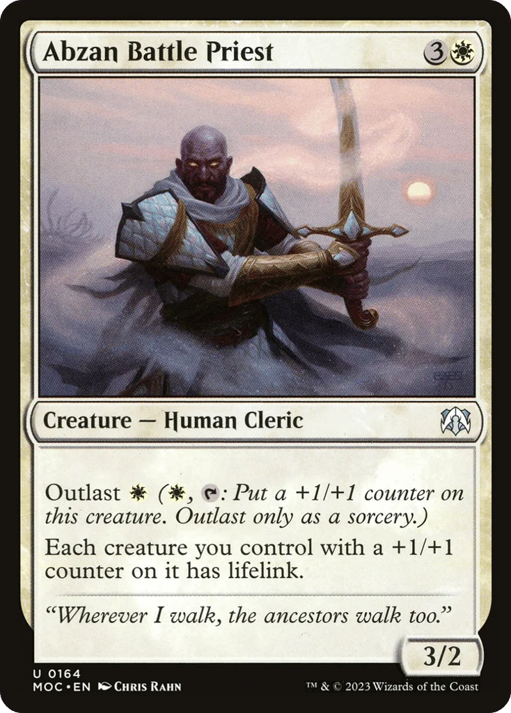 Abzan Battle Priest · March of the Machine Commander