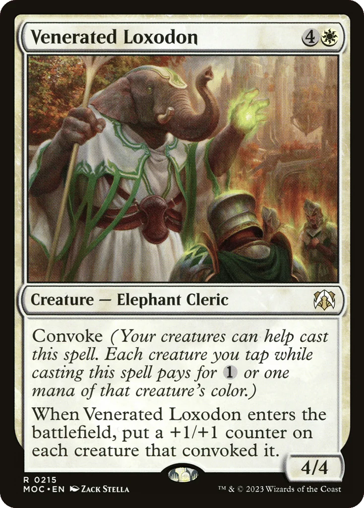 Venerated Loxodon · March of the Machine Commander