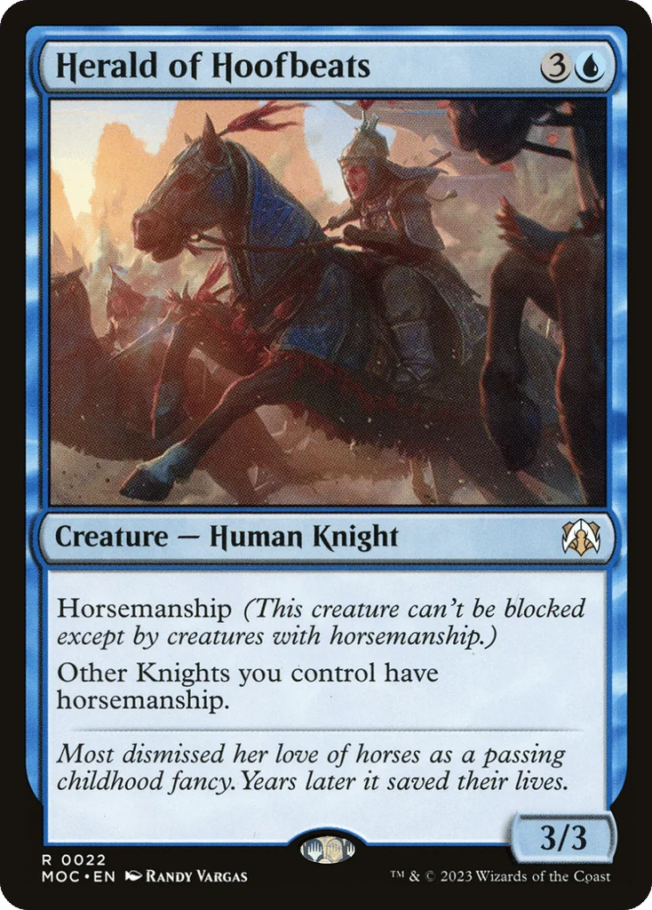 Herald of Hoofbeats · March of the Machine Commander