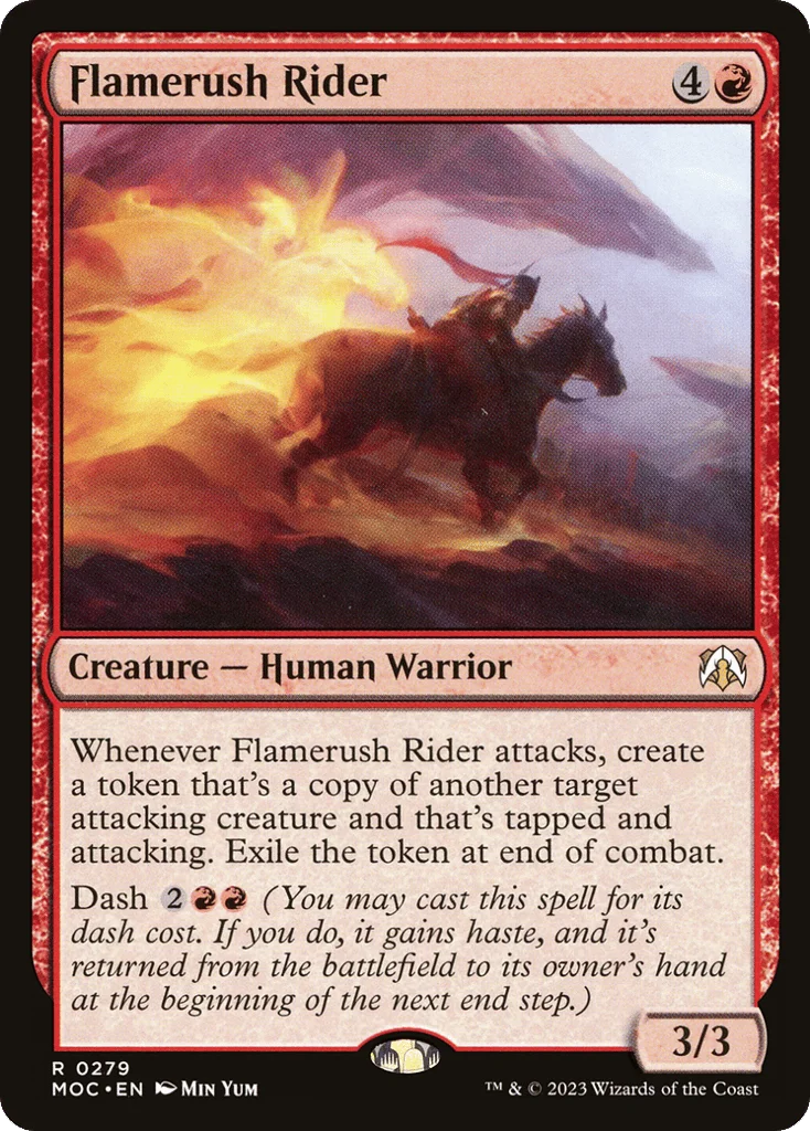 Flamerush Rider · March of the Machine Commander