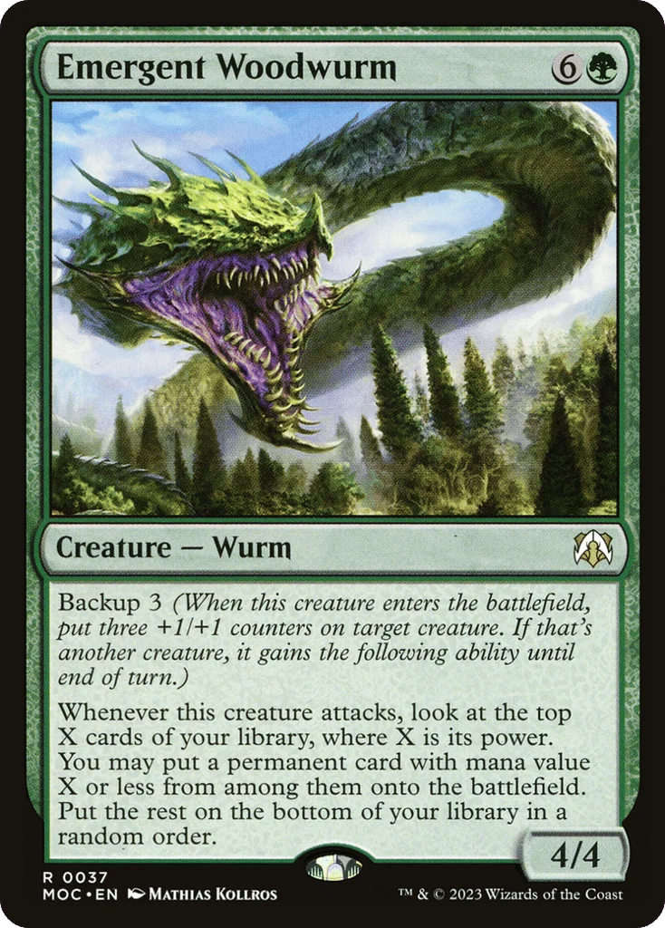 Emergent Woodwurm · March of the Machine Commander