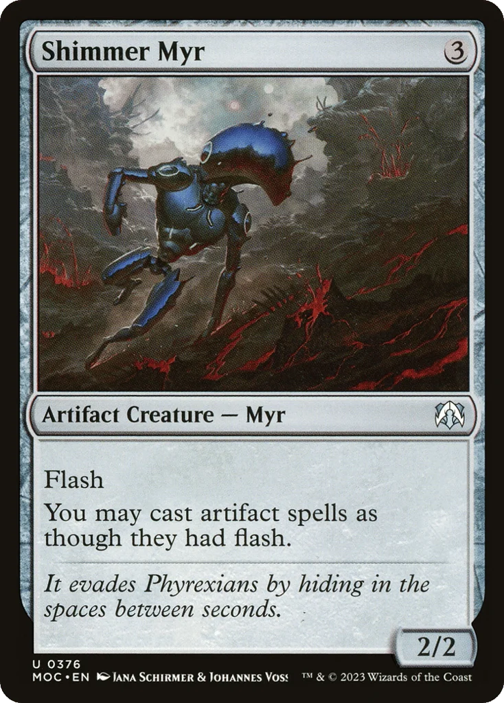 Shimmer Myr · March of the Machine Commander