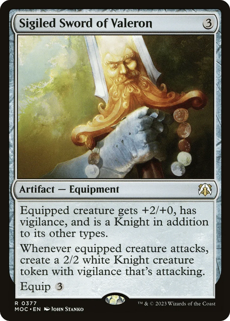 Sigiled Sword of Valeron · March of the Machine Commander