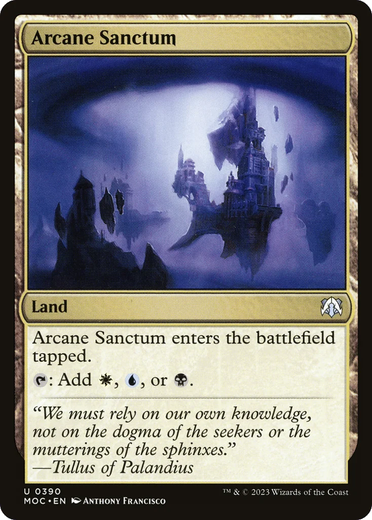 Arcane Sanctum · March of the Machine Commander