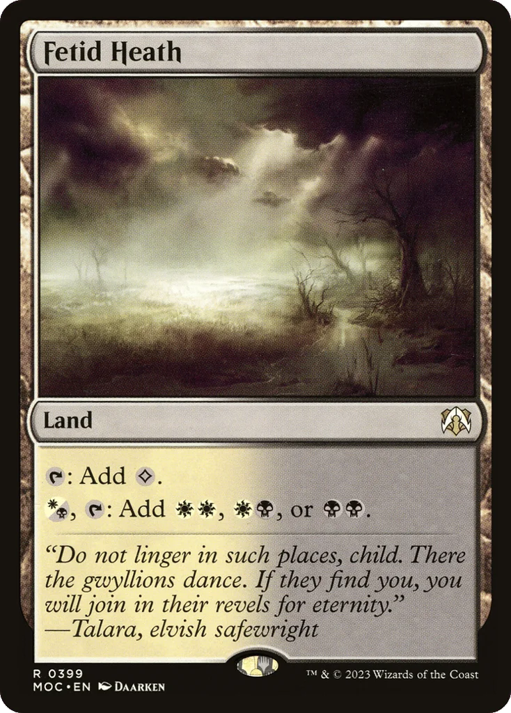 Fetid Heath · March of the Machine Commander