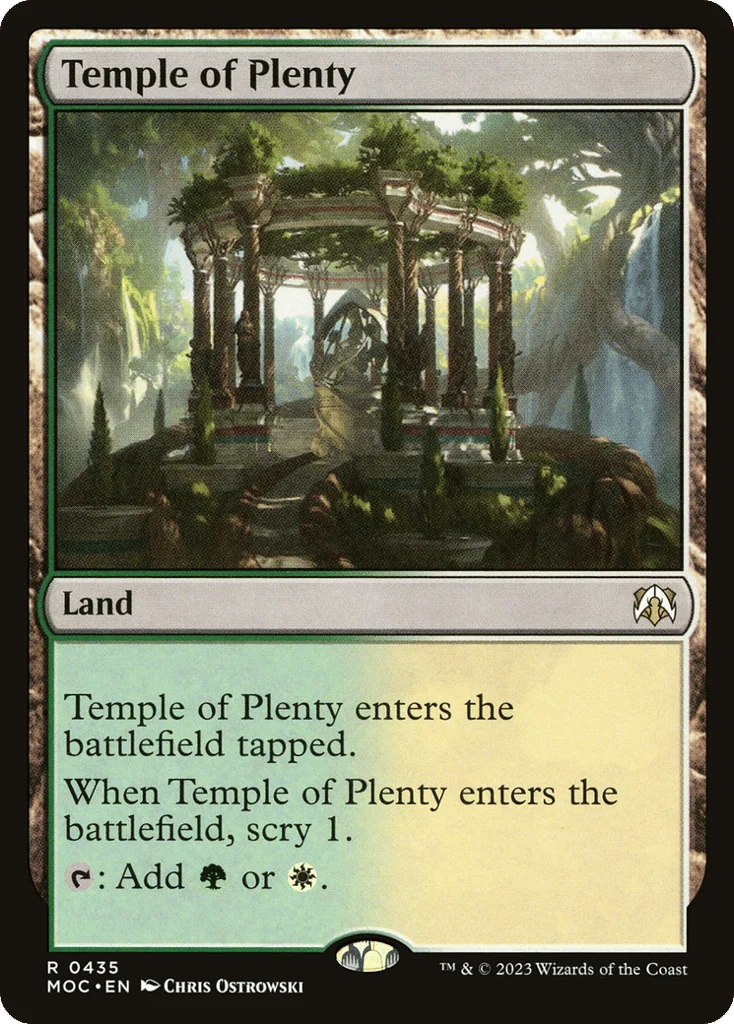 Temple of Plenty · March of the Machine Commander