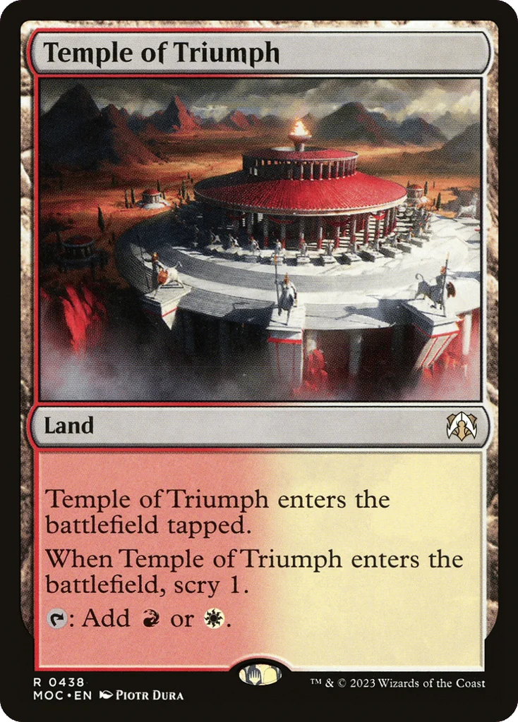 Temple of Triumph · March of the Machine Commander