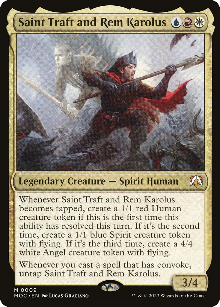 Saint Traft and Rem Karolus · March of the Machine Commander
