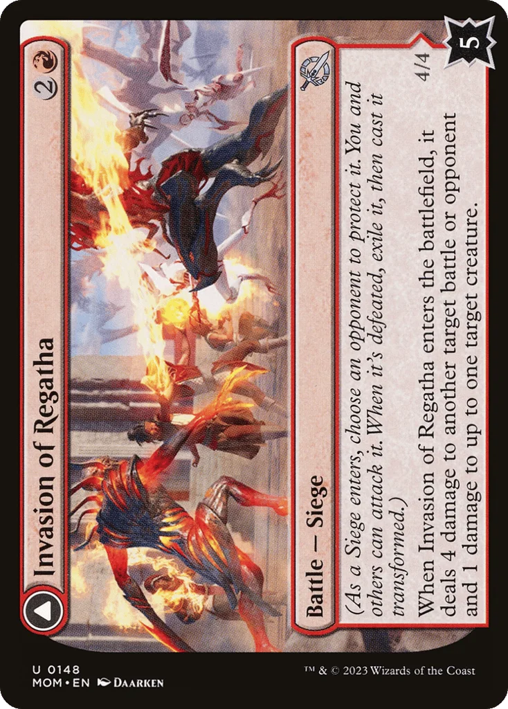 Invasion of Regatha // Disciples of the Inferno · March of the Machine