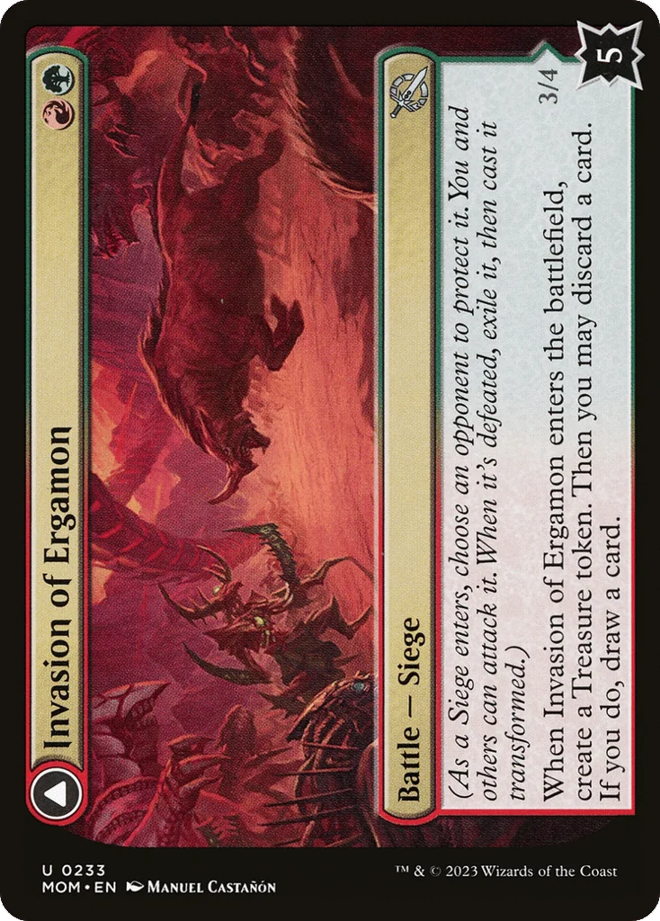 Invasion of Ergamon // Truga Cliffcharger · March of the Machine
