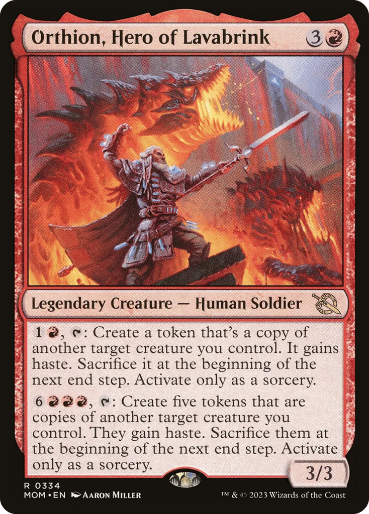 Orthion, Hero of Lavabrink · March of the Machine