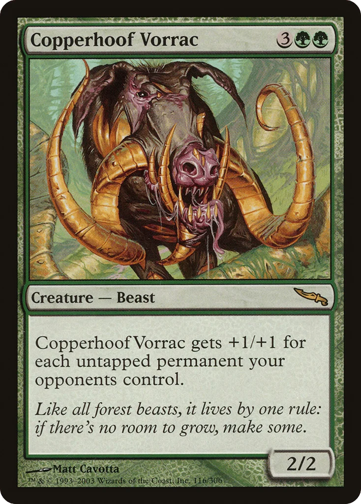 Copperhoof Vorrac · Mirrodin