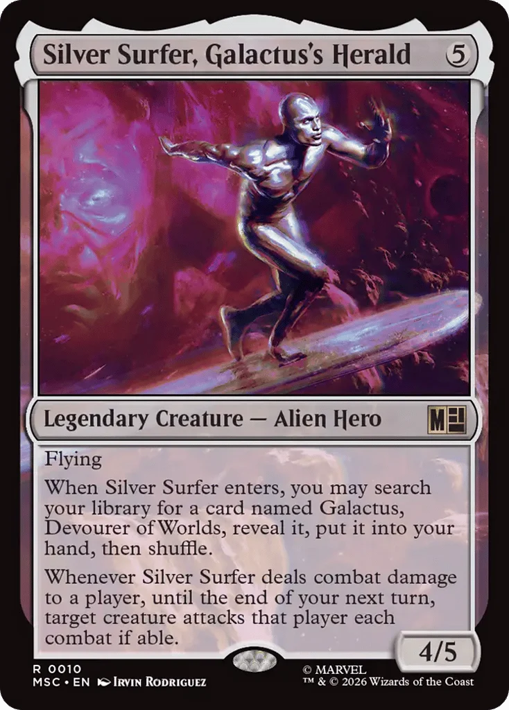 Silver Surfer, Galactus's Herald · Marvel Super Heroes Commander
