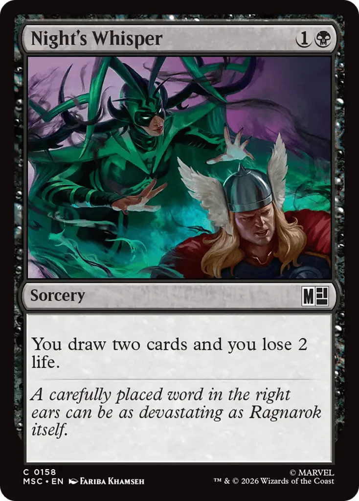 Night's Whisper · Marvel Super Heroes Commander