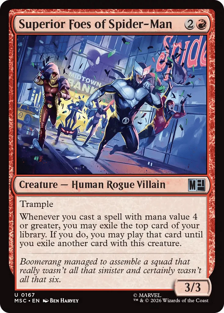 Superior Foes of Spider-Man · Marvel Super Heroes Commander
