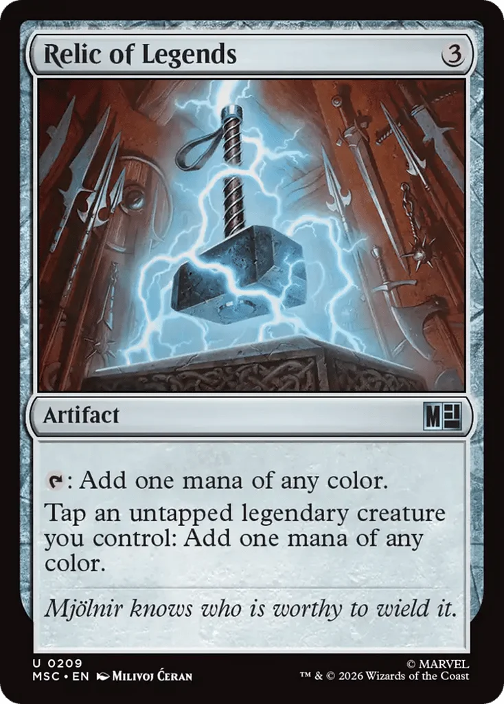 Relic of Legends · Marvel Super Heroes Commander