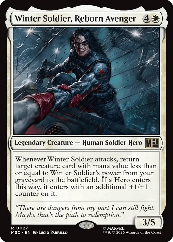 Winter Soldier, Reborn Avenger · Marvel Super Heroes Commander