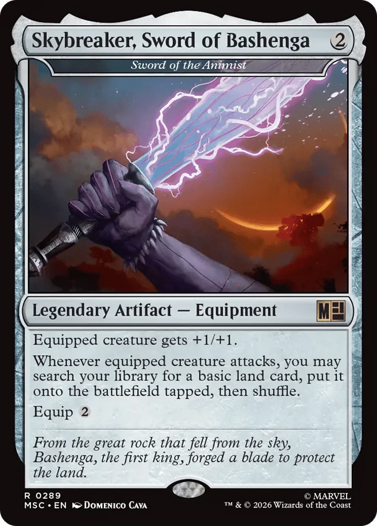 Sword of the Animist · Marvel Super Heroes Commander