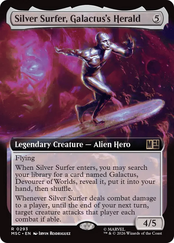 Silver Surfer, Galactus's Herald · Marvel Super Heroes Commander