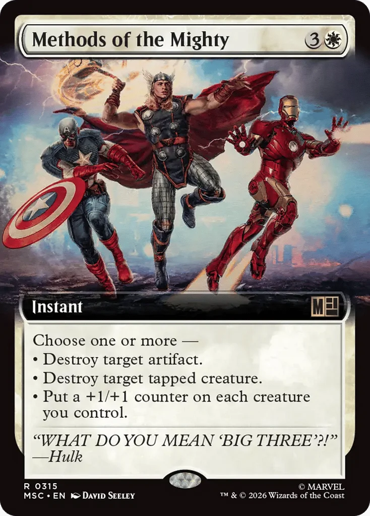 Methods of the Mighty · Marvel Super Heroes Commander