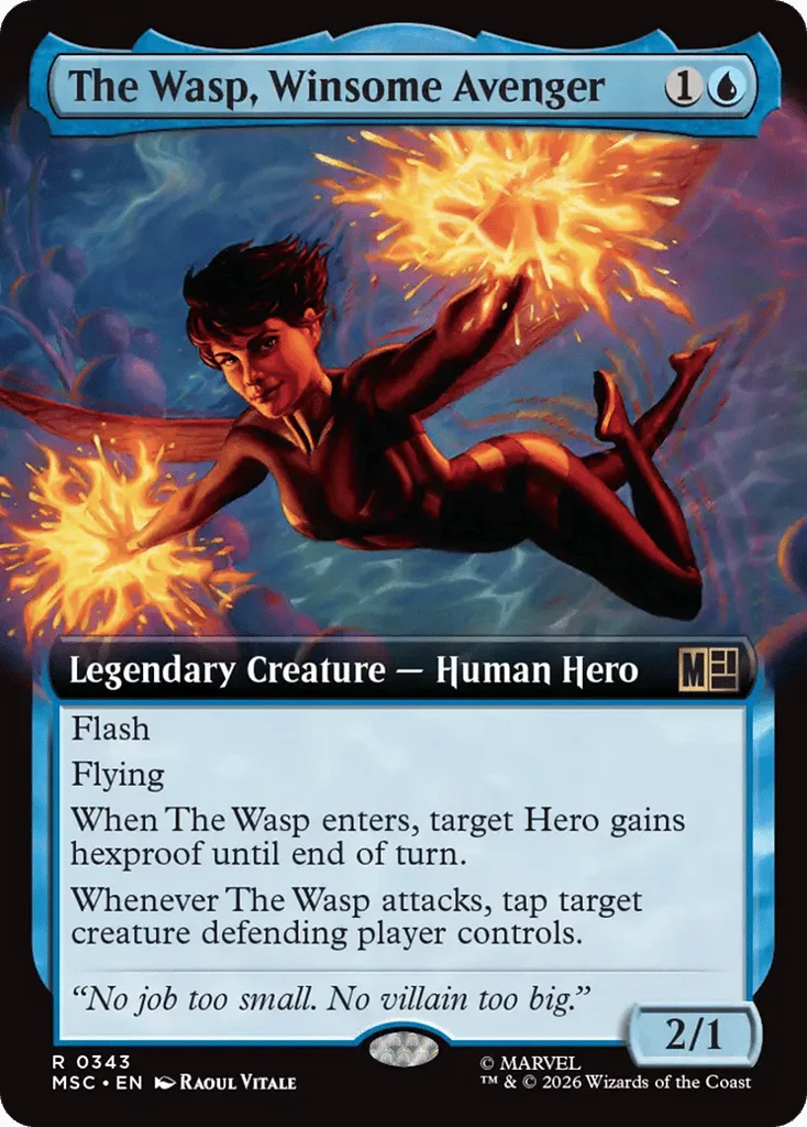 The Wasp, Winsome Avenger · Marvel Super Heroes Commander