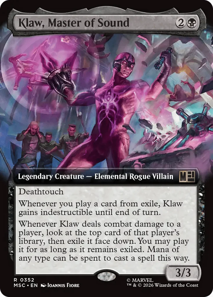 Klaw, Master of Sound · Marvel Super Heroes Commander