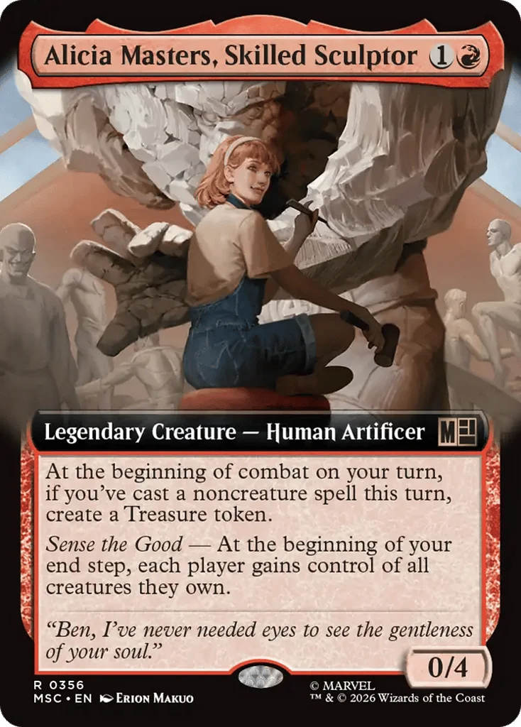 Alicia Masters, Skilled Sculptor · Marvel Super Heroes Commander