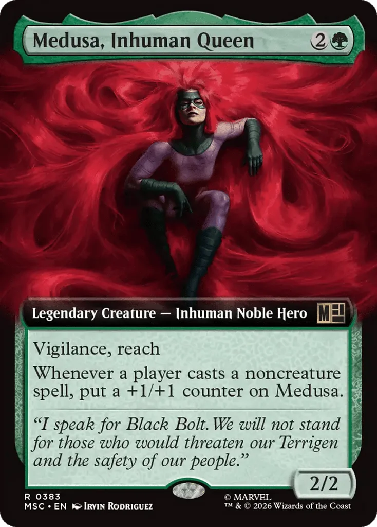 Medusa, Inhuman Queen · Marvel Super Heroes Commander