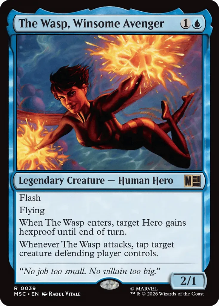The Wasp, Winsome Avenger · Marvel Super Heroes Commander