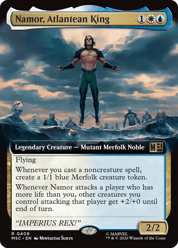 Namor, Atlantean King · Marvel Super Heroes Commander