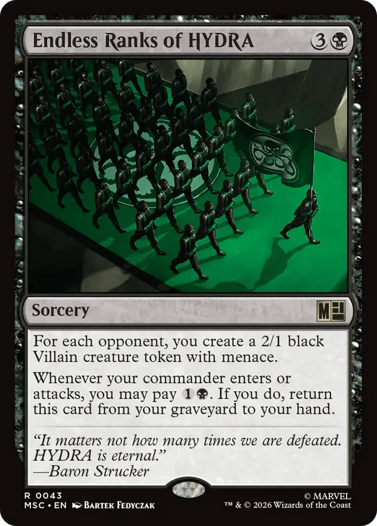 Endless Ranks of HYDRA · Marvel Super Heroes Commander