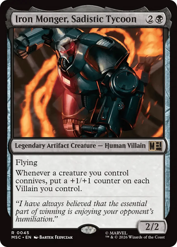 Iron Monger, Sadistic Tycoon · Marvel Super Heroes Commander