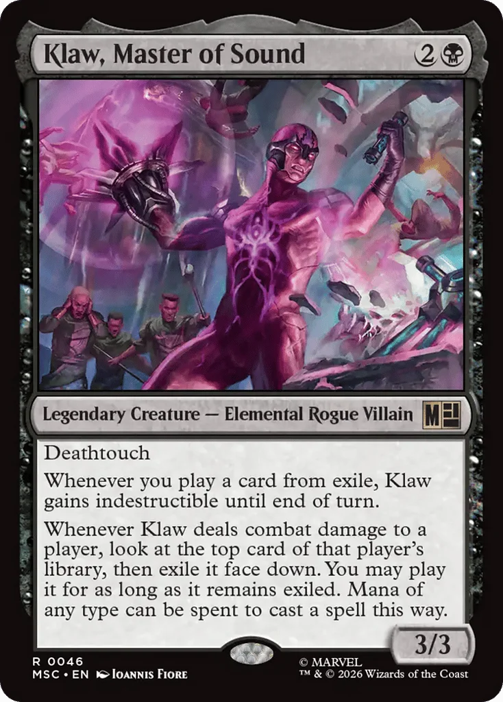 Klaw, Master of Sound · Marvel Super Heroes Commander