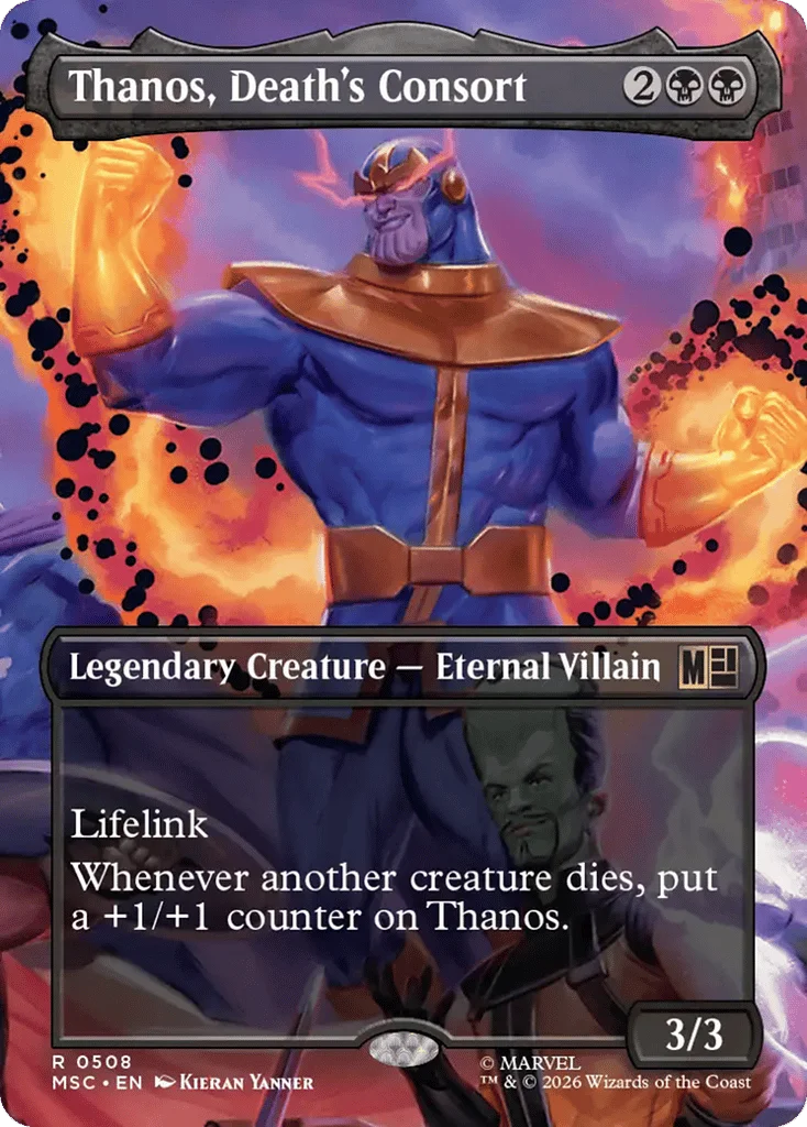 Thanos, Death's Consort · Marvel Super Heroes Commander