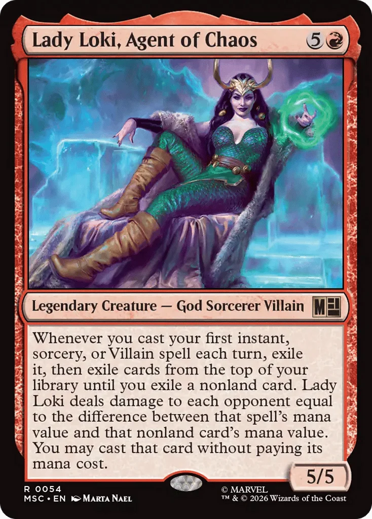 Lady Loki, Agent of Chaos · Marvel Super Heroes Commander