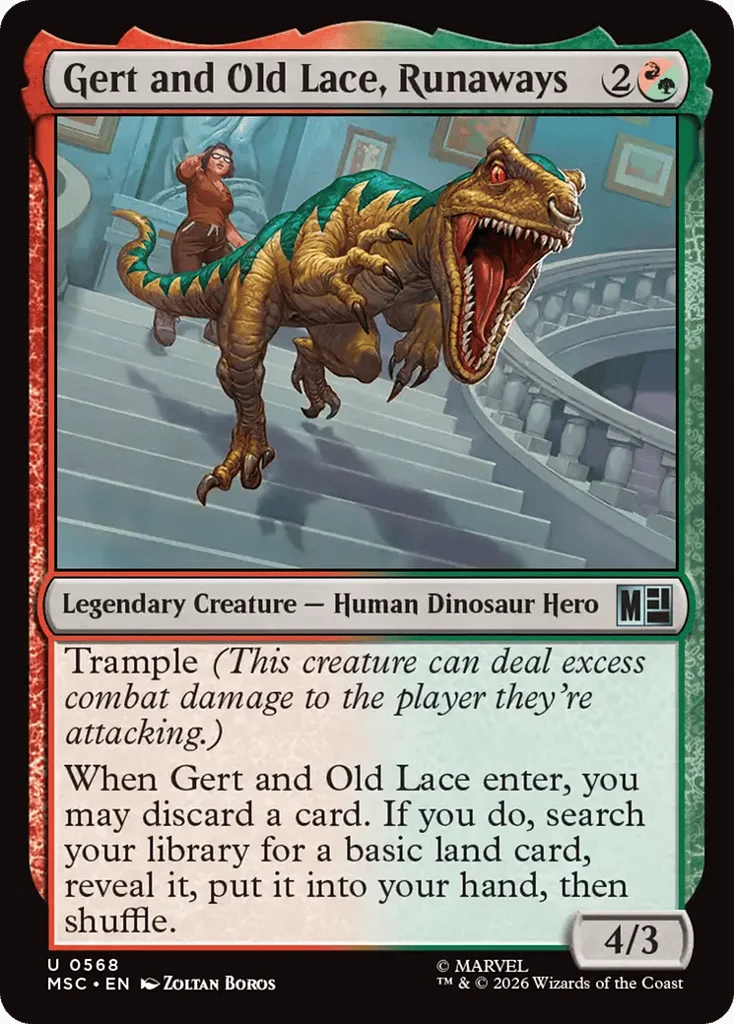 Gert and Old Lace, Runaways · Marvel Super Heroes Commander
