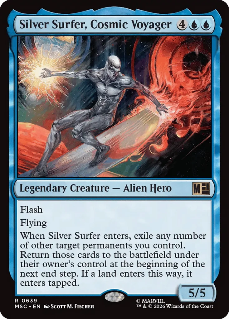 Silver Surfer, Cosmic Voyager · Marvel Super Heroes Commander