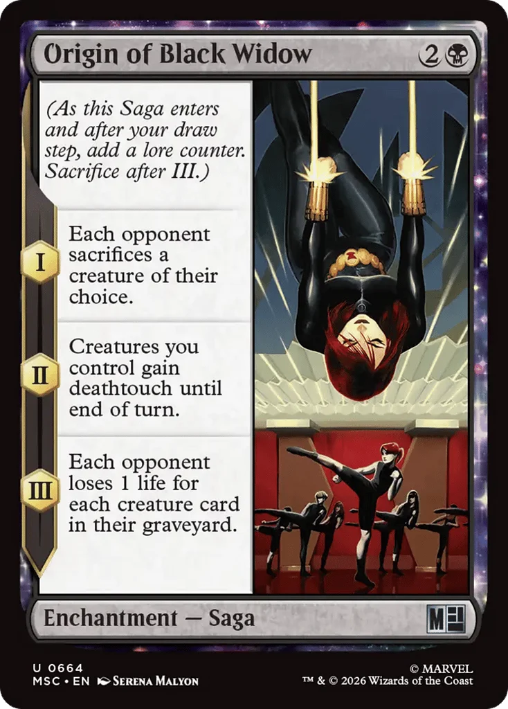 Origin of Black Widow · Marvel Super Heroes Commander