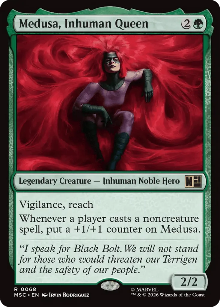 Medusa, Inhuman Queen · Marvel Super Heroes Commander
