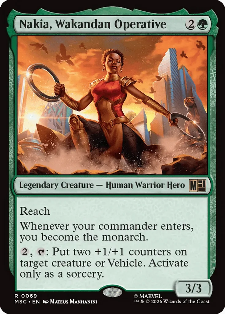 Nakia, Wakandan Operative · Marvel Super Heroes Commander