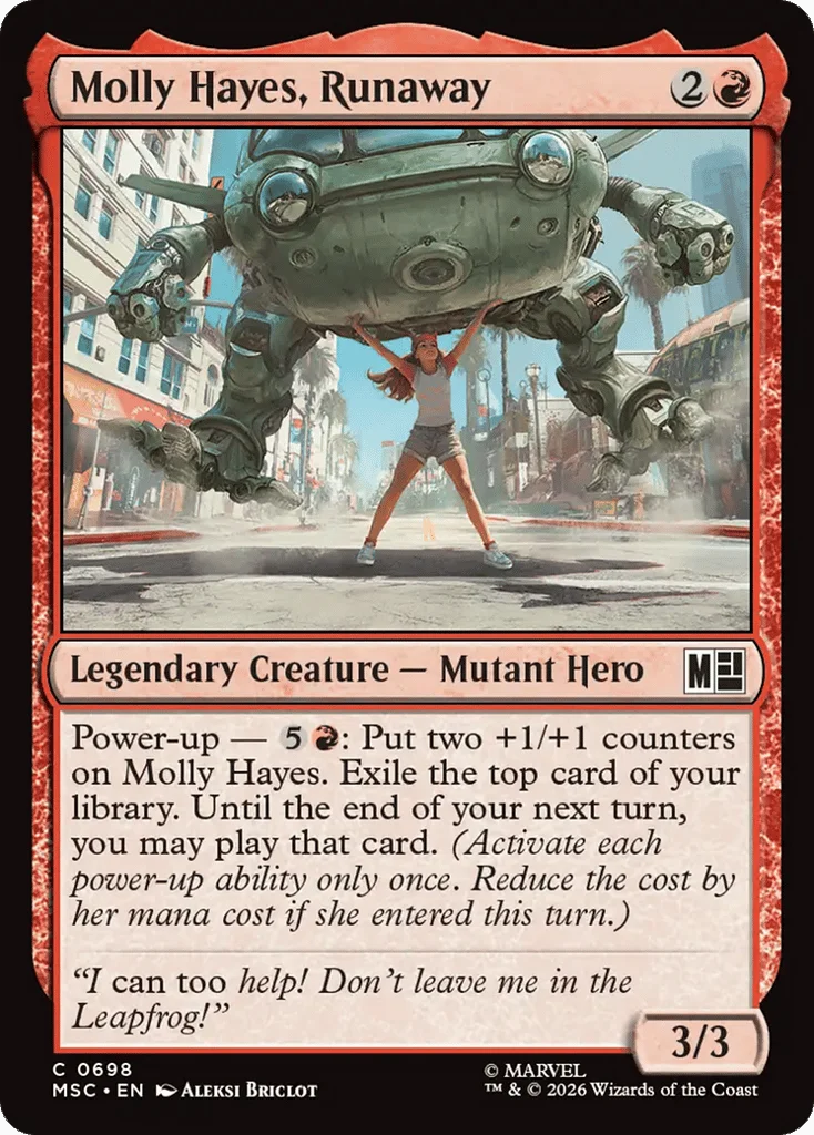 Molly Hayes, Runaway · Marvel Super Heroes Commander