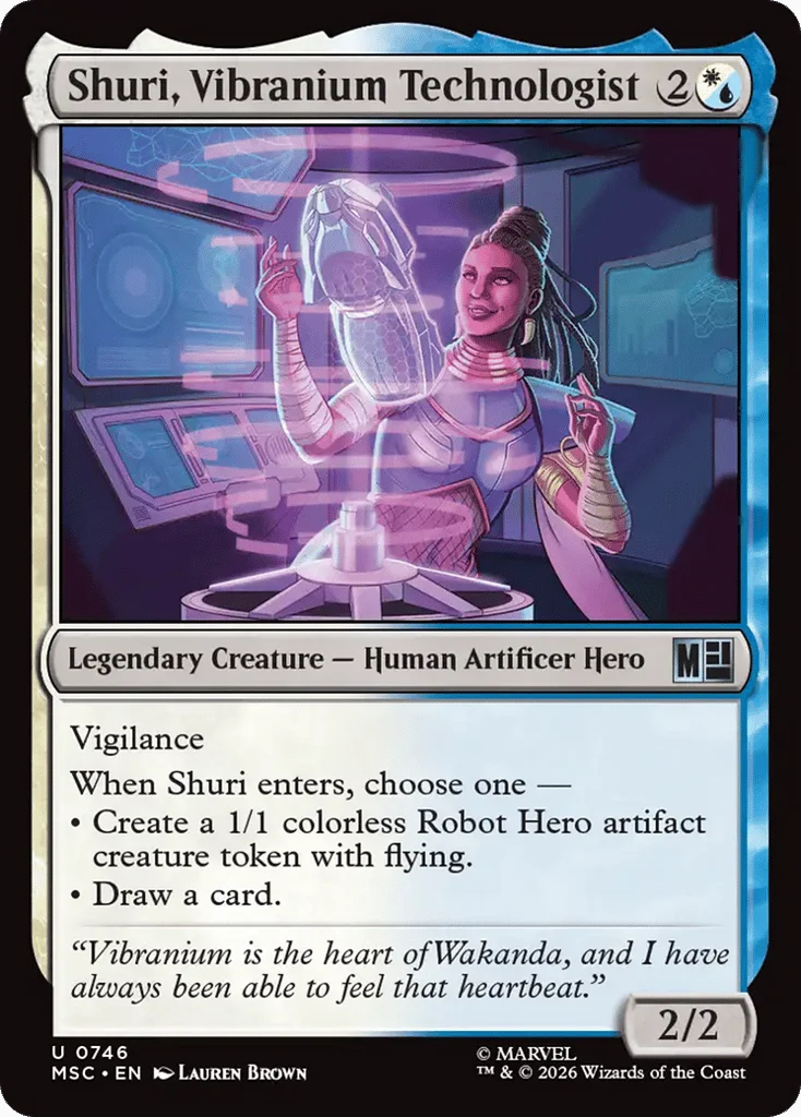 Shuri, Vibranium Technologist · Marvel Super Heroes Commander