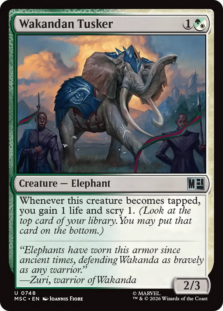 Wakandan Tusker · Marvel Super Heroes Commander