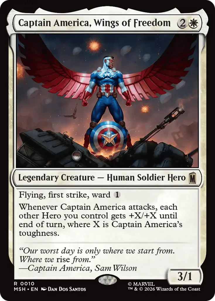 Captain America, Wings of Freedom · Marvel Super Heroes
