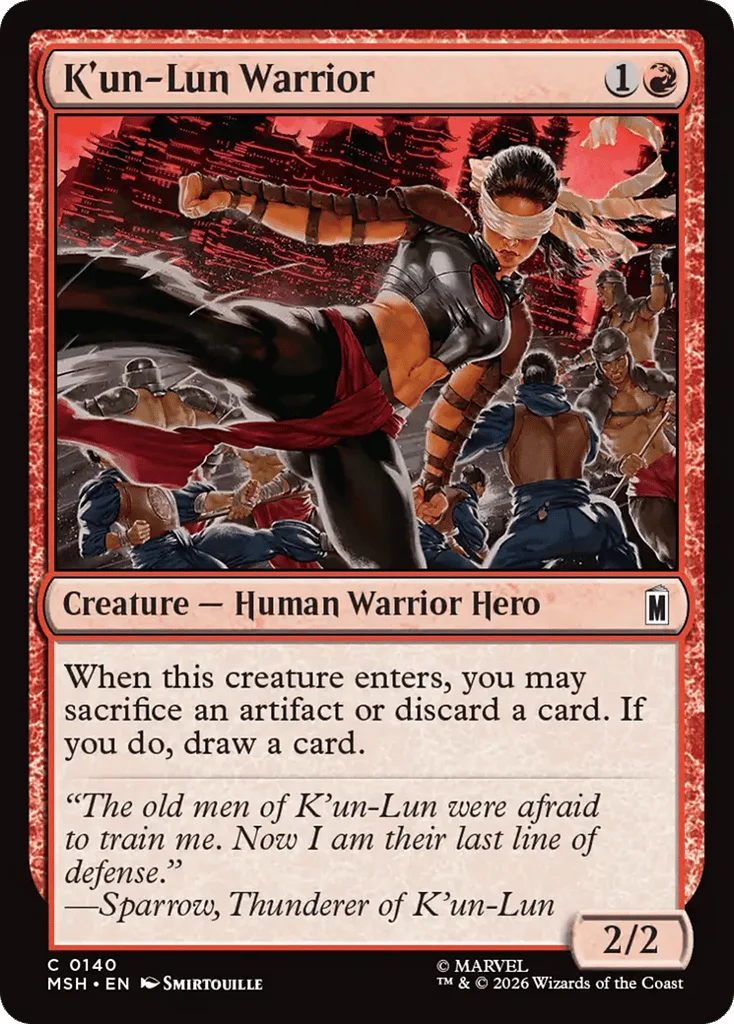 K'un-Lun Warrior · Marvel Super Heroes