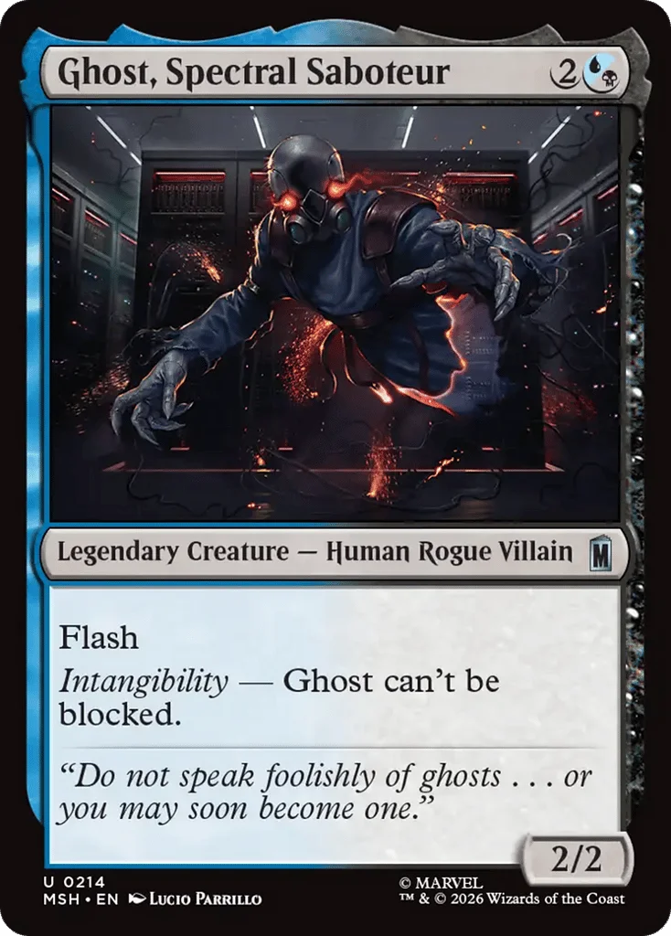 Ghost, Spectral Saboteur · Marvel Super Heroes