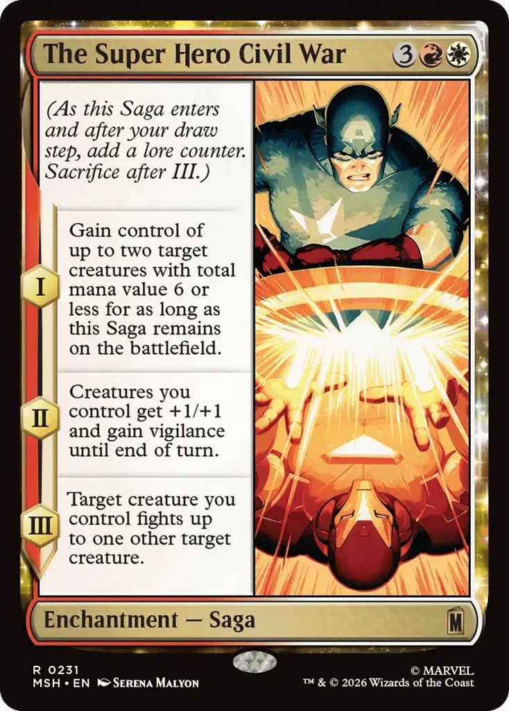 The Super Hero Civil War · Marvel Super Heroes