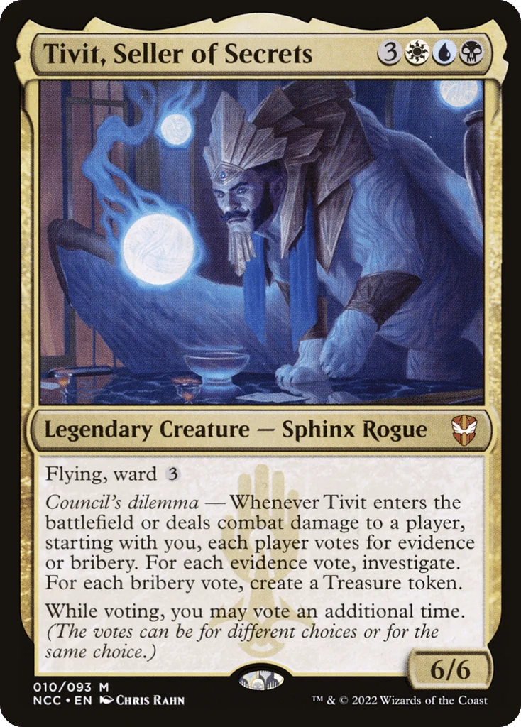 Tivit, Seller of Secrets · New Capenna Commander