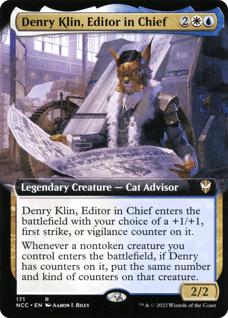 Denry Klin, Editor in Chief · New Capenna Commander