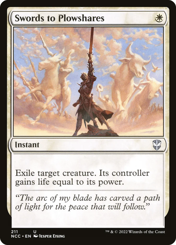 Swords to Plowshares · New Capenna Commander